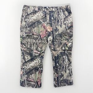 Mossy‎ Oak Pants Mens 3XL Camo Break Up Country Cargo Hunting Stretch Waist